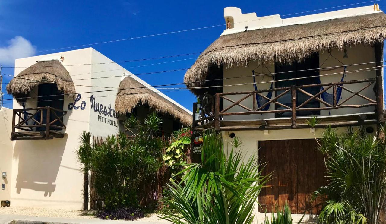 Lo Nuestro Petit Hotel Тулум Екстериор снимка